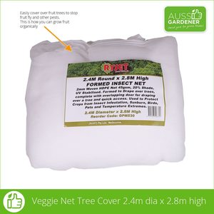 Fruit Protection Bags: Netting - Fitted insect net (2.4m width x 2.8m high) 2MM Woven Insect Net