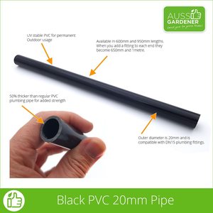 Pest Free Covers: PestFree Parts: Black PVC Pipe