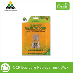 Gardening Pesticides: OCP Eco-Lure Replacement Wick – Effective 3-Month Fruit Fly Trap Solution