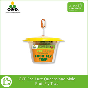 Gardening Pesticides: OCP Eco-Lure Fruit Fly Trap | Powerful Male Queensland Fly Control & Monitoring