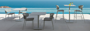 MOON Cafe Table by Talenti Italy - 80x80x76 - 2 colours - White Ceramic or Graph&hellip;