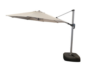 ROMA Sidepost Patio Umbrella 3.5m Dia. Oct - Multi-Tilt in Charcoal, Black, Eru &hellip;