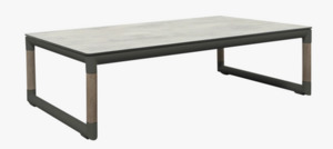 BASTINGAGE Outdoor Coffee Table - 1.4m x 80cm x 38cm - SPACE GREY