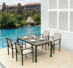 LISBON Outdoor Dining Table 220x92 - 50 %OFF