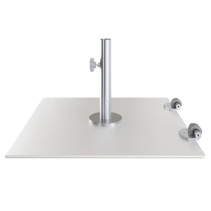 Shade7 Premium Wheeled Galvanized Umbrella Base in Steel 25kg + 20kg extra weight = 45kg