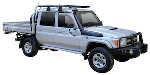 Toyota Landcruiser 79 Series (2011-2022) Dual Cab Yakima Gutter Mount Platform &&hellip;