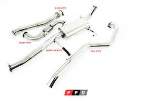 1997 2016 Y61 Gu Patrol: Nissan Patrol (1997-2016) GU 3L TD 3" Stainless - PPD EXHAUST PARTS