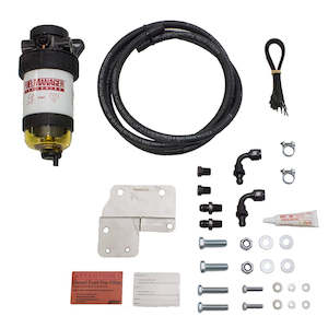 Diesel Fuel Pre Filter: Nissan Patrol (2007-2018) GU 3.0 & 4.2 TURBO DIESEL PRE-FILTER KIT (drivers side mount) - FM626DPK