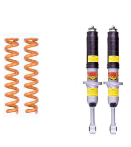 4x4 Lift Kits And Suspension: Mitsubishi Pajero (2000-2024) NM-NX 50mm FRONT ONLY Suspension Lift Kit - Tough Dog Adjustable