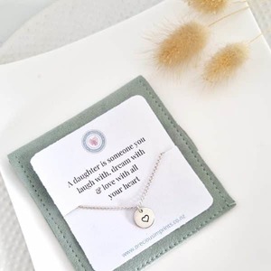 Products: TO GIVE COLLECTION - daughter - love with all your heart necklace - Precious Imprints
