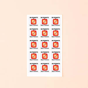 Allergy Label Bundle