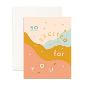 'So Excited for You' Greeting Card