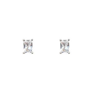 Grace 'Azure' Elegance Earrings | Silver CZ