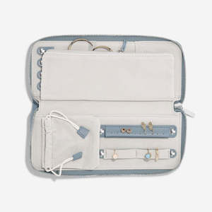 Stackers: Stackers | Jewellery Wallet | Dusky Blue