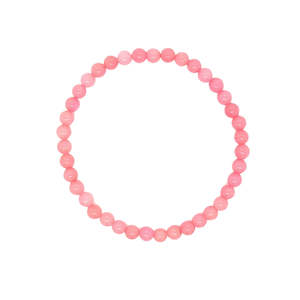 On Sale: Luna 'Mab' 4mm Stretch Bracelet | Pink Jade | 17cm
