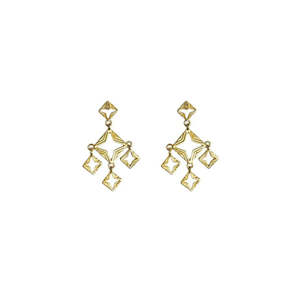 Lindi Kingi | Byzantine | Embrace | Gold Plated | Mini | Earrings