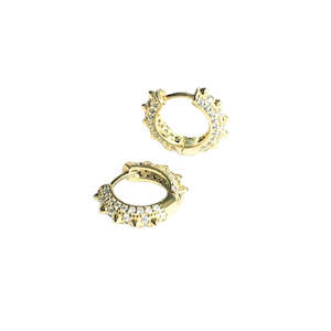 Lindi Kingi | Ocean | Gold Plated | Huggie Earrings