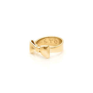 Stolen Girlfriends Club Bow Gold Plated Ring