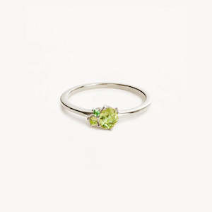 By Charlotte | Kindred | August | Birthstone | Silver | Ring | Size N