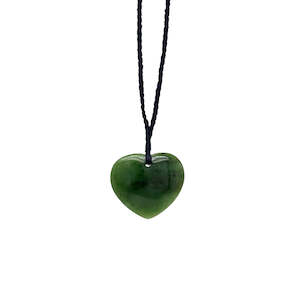 Greenstone Bone: Wild At Heart 35mm Pounamu Heart Pendant