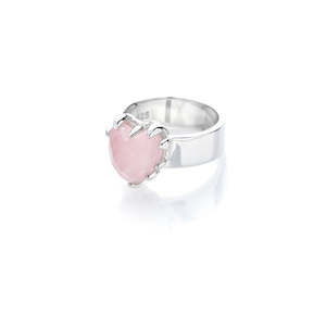 Stolen Girlfriends Club: Stolen Girlfriends Club Rose Quartz Love Claw Ring