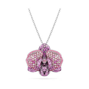 On Sale: Swarovski Idyllia Pink Rhodium Plated Pendant