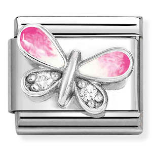 Unisex Jewellery: Nomination | Link | Charm Bracelet | Enalem | 925 Silver | Cubic Zirconia