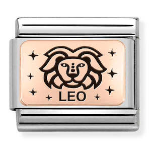 Unisex Jewellery: Nomination | Zodiac | Leo in Rose Gold