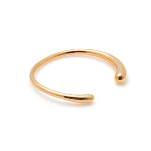 Bangles: Silk and Steel | Aura | Gold Plated Cuff