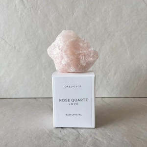 Opal & Sage - Rose Quartz (Love) Raw Boxed Crystal