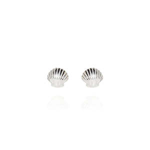 Under 50: Evolve | Mini Scallop | Silver | Stud Earrings