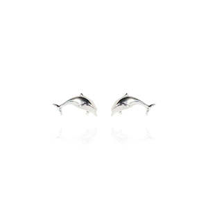 Under 50: Evolve | Mini Dolphin | Silver | Stud Earrings