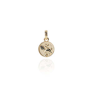 Evolve: Evolve | Fantail Coin | Pendant Charm | Gold