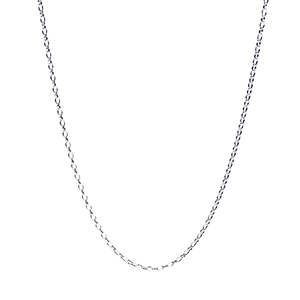 Omnia Oval Belcher Chain STG 55cm