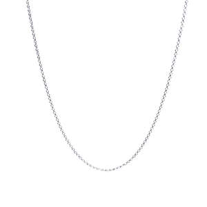 Omnia Round Belcher Chain Sterling Silver 50cm