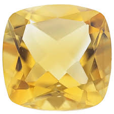 8mm Cushion Cut Loose Citrine ~ 2ct