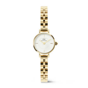 Daniel Wellington Petite Mini Arch 3-link White Gold Watch