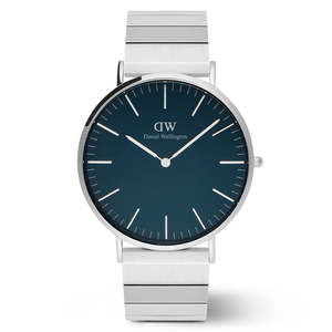 Daniel Wellington Classic Piano Link Arctic Silver