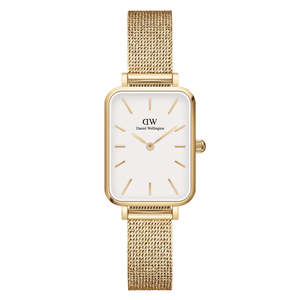 Daniel Wellington Quadro Pressed Evergold White