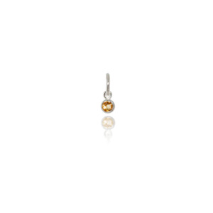Evolve | November | Silver | Citrine | Pendant Charm