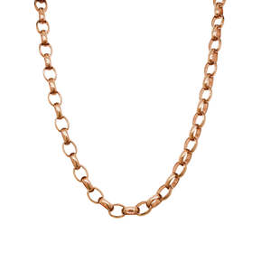 9k Rose Gold 55cm Belcher Chain