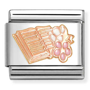 Nomination Book 9K Rose Gold Composable Link