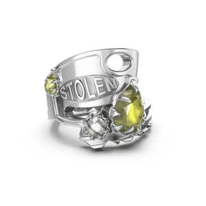 Stolen Girlfriends Club Crystallised Key Ring (Q)