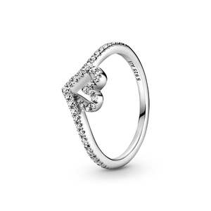 Pandora Heart And Wishbone Ring