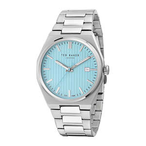 Ted Baker Barteen Silver Case Watch