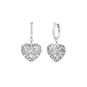 Karen Walker Heart Thrills Hoop Earrings