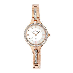 Olympic: Ladies Olympic Halo Rose Gold Watch