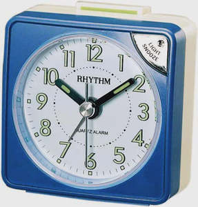 Rhythm: Rhythm Alarm Clock - Pearl Blue