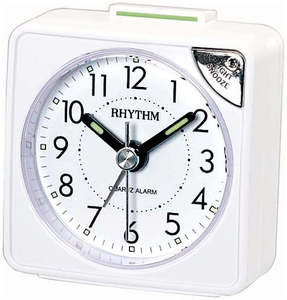 Rhythm Alarm Clock - White