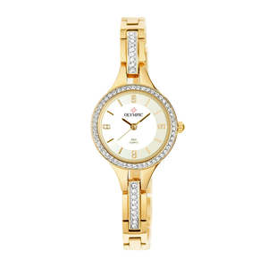 Brands: Ladies Olympic Halo Watch Gold